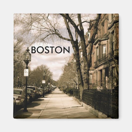 Buurt van het Gemenebest (sepia) Magneet (Voorkant)