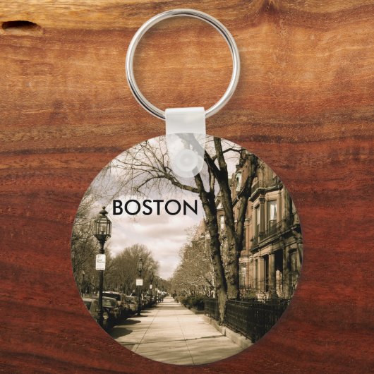 Buurt van het Gemenebest (sepia) Sleutelhanger (Voorkant)