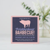 Buurtbarbecuefeest Kaart (Staand voorkant)