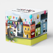 Buurtblokkeringsfeestje Bedankdoosjes (Achterkant)