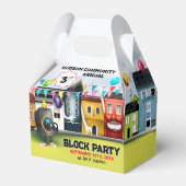 Buurtblokkeringsfeestje Bedankdoosjes (Achterkant)