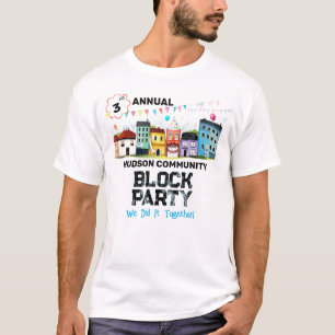 Buurtblokkeringsfeestje T-shirt