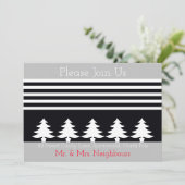 Buurtfeest Kerstmis Kaart (Staand voorkant)