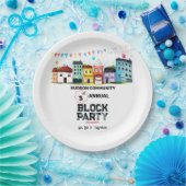 Buurtfeest Papieren Bordje (Feest)