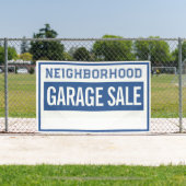 Buurtgarageverkoop Banner 2.5' X 4' (Insitu)