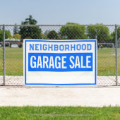 Buurtgarageverkoop Banner 2.5' X 4' (Insitu)