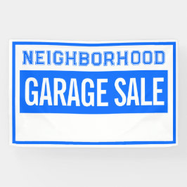 Buurtgarageverkoop Banner 2.5' X 4'
