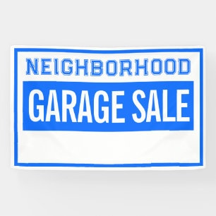 Buurtgarageverkoop Banner 2.5' X 4'