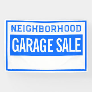 Buurtgarageverkoop Banner 2.5' X 4'