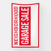 Buurtgarageverkoop Banner 2.5' X 4' (Verticaal)