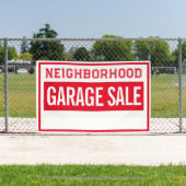Buurtgarageverkoop Banner 2.5' X 4' (Insitu)