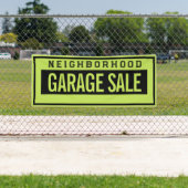 Buurtgarageverkoop Banner 2.5' X 6' (Insitu)