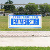 Buurtgarageverkoop Banner 2.5' X 6' (Insitu)