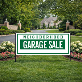 Buurtgarageverkoop Banner 2.5' X 6'