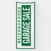 Buurtgarageverkoop Banner 2.5' X 6' (Verticaal)