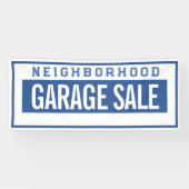 Buurtgarageverkoop Banner 2.5' X 6' (Horizontaal)