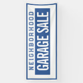 Buurtgarageverkoop Banner 2.5' X 6' (Verticaal)