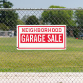 Buurtgarageverkoopbanner Spandoek (Insitu)