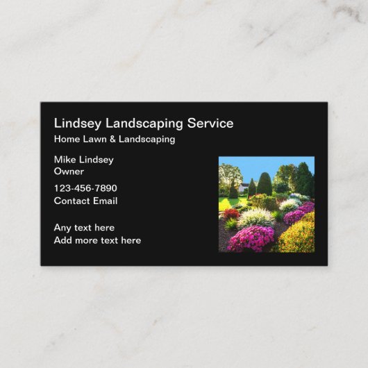 Buurtgazon en landschapsarchitectuur Visitekaartje (Voorkant)
