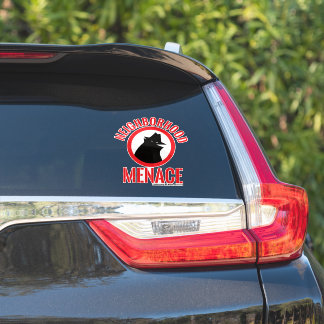 Buurtgevaar retro hip-hop streetwear sticker