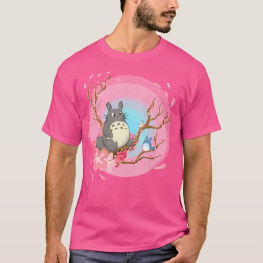 Buurtkersen Verloop Blauwe achtergrond T-shirt (Voorkant)