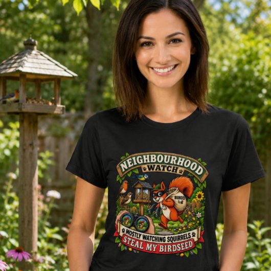 Buurtpreventie Funny Squirrel Dames T-shirt