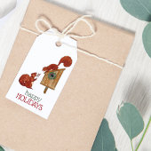 Buurvakantieeekhoorns Cadeaulabel