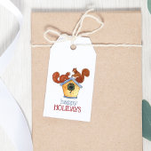 Buurvakantieeekhoorns Cadeaulabel
