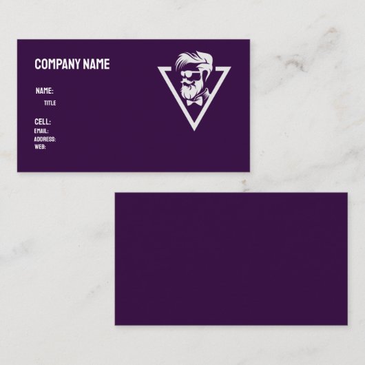 Buurwerkplaats van VISITEKAARTJE van de BASIC-SJAB (Voorkant / Achterkant)