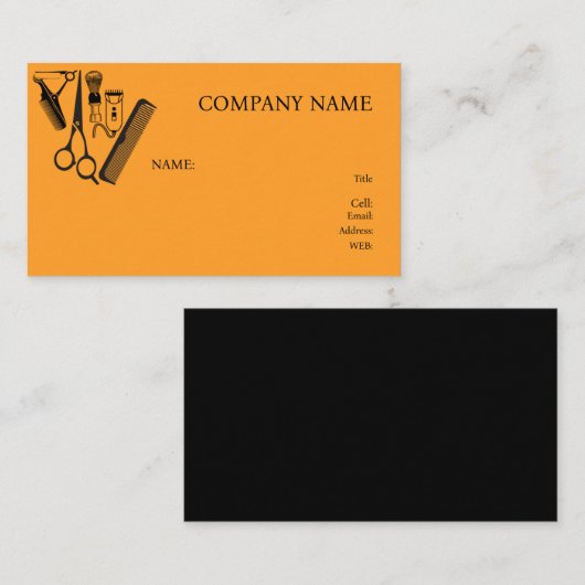 Buurwerkplaats van VISITEKAARTJE van de BASIC-SJAB (Voorkant / Achterkant)