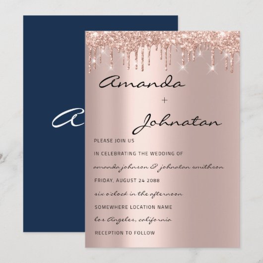 Buwende Roos marinemonogrammofoonplaten Kaart (Voorkant / Achterkant)