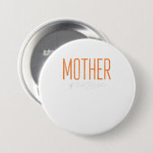 Buwmoeder van de Bride-partij onlangs gewijd Ronde Button 7,6 Cm (Voorkant /achterkant)
