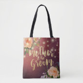 Buwmoeder van de Groom Floral String Lights Tote Bag (Voorkant)