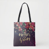Buwmoeder van de Groom Floral String Lights Tote Bag (Voorkant)
