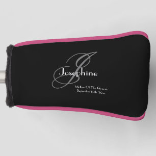Buwmoeder van het groom Gift Classic Monogram Golfheadcover