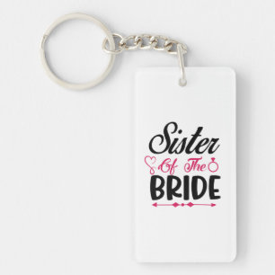 Buwzuster van de bruid sleutelhanger