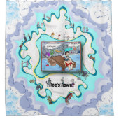 Buxatony Bob | Satirische humor Douchegordijn (Voorkant)