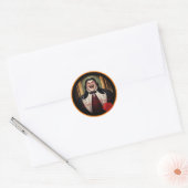 Buxom Count Dracula Halloween Sticker (Envelop)