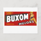 Buxom Mellons Briefkaart (Voorkant)