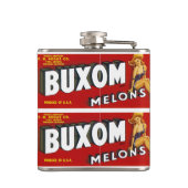 Buxom Mellons Heupfles (Achterkant)