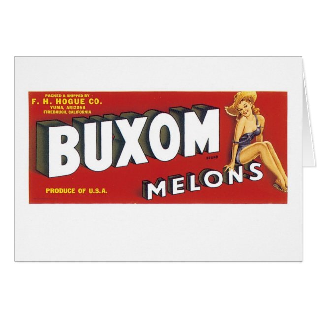 Buxom Melons (Voorkant Horizontaal)