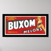 Buxom Melons Poster (Voorkant)