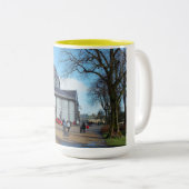 Buxton pavilion tweekleurige koffiemok (Voorkant rechts)