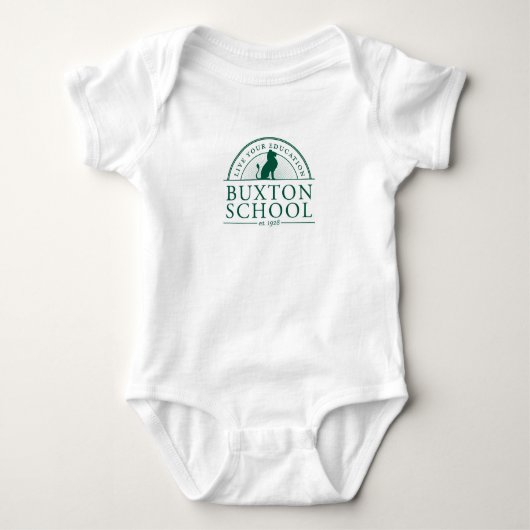Buxton School Baby Onsie White Romper (Voorkant)