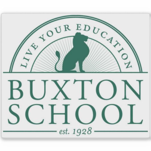 Buxton School Sticker (Voorkant)