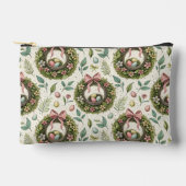 Buxus Paas Krans Roze Strik met Ei Etui (Voorkant)