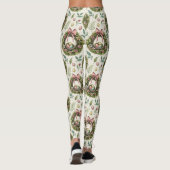 Buxus Paas Krans Roze Strik met Ei Leggings (Achterkant)