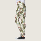 Buxus Paas Krans Roze Strik met Ei Leggings (Links)