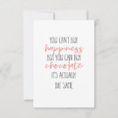 Buy Chocolate RSVP Kaartje (Voorkant)