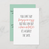 Buy Chocolate RSVP Kaartje (Voorkant / Achterkant)